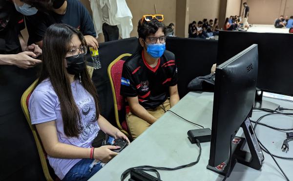 Los videojuegos fueron protagonistas durante toda la tarde.