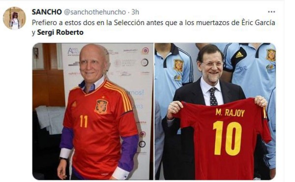 La Selección de España ya dio las dorsales de los jugadores y los memes no perdonaron a Sergi Roberto