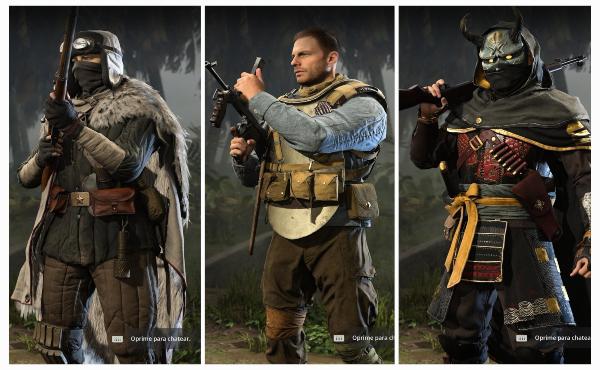 Skin ‘Sabia invernal’ de Polina, desbloqueable al nivel 50. Skin ‘Protección completa’ de Lucas, desbloqueable al nivel 80. Skin ‘Espírtu ancestral’ de Daniel, desbloqueable al nivel 100.