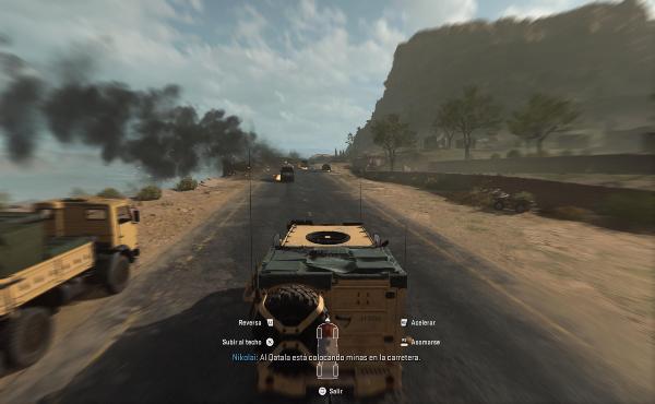 Incluso contamos con una misión en vehículos en la que deberemos conducir, disparar, saltar de un vehículo a otro y muchas cosas más. Una auténtica secuencia de pura acción.