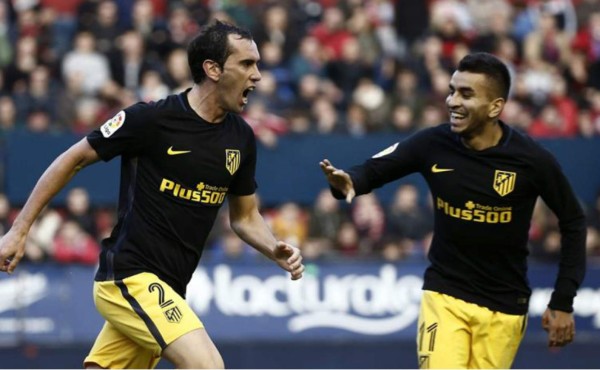 El Atlético de Madrid resurge venciendo 3-0 al Osasuna