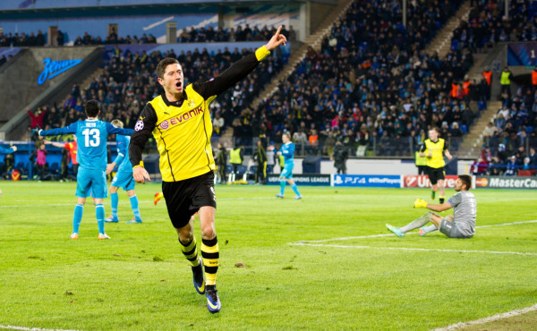 Borussia Dortmund derrotó 4-2 al Zenit en Rusia