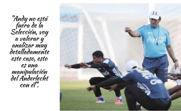 Las 10 frases más picantes de Pinto contra el Anderlecht y Andy Najar