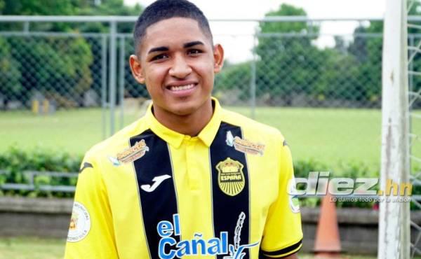 Así lucía Marco Aceituno con 14 años cuando militaba ya en el primer equipo del Real España.