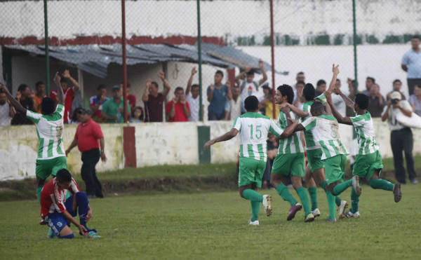 Juticalpa pega primero en la final de liga de ascenso .de liga de ascenso ..