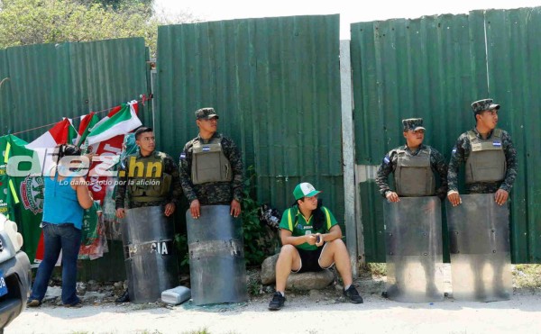 Así militarizan el Yankel previo al clásico sampedrano