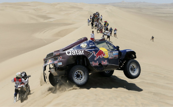 Auto Moto Rally Dakar en Lima Perú.