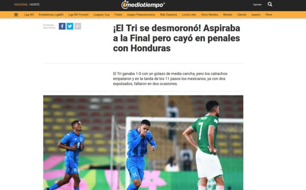 Prensa internacional ataca a México tras caer ante Honduras: 'Tricolor de tercera'