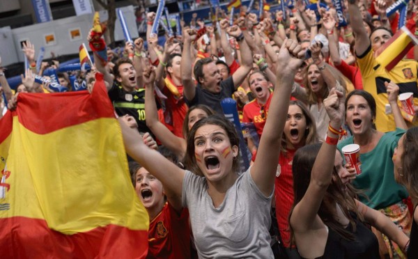 España - Holanda: las espectaculares fotos del ambiente.