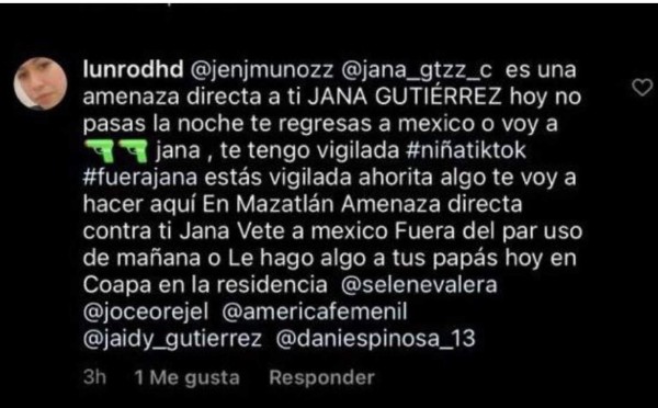 Escándalo en la Liga MX Femenil: Las amenazas de muerte que recibió Jana Gutiérrez, jugadora del América