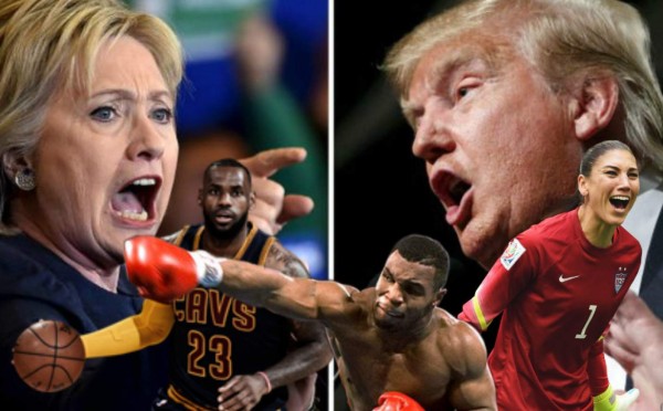 Hillary Clinton o Donald Trump: ¿A quién apoyan los grandes deportistas?