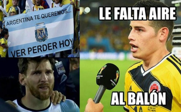 ¡Tremendos memes de la victoria de Messi y Argentina ante Colombia!