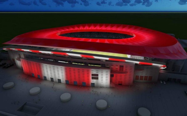 Así será el espectacular nuevo estadio del Atlético de Madrid en 2017