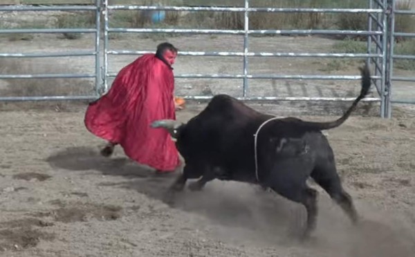 Youtuber termina con mandíbula rota tras salir a torear