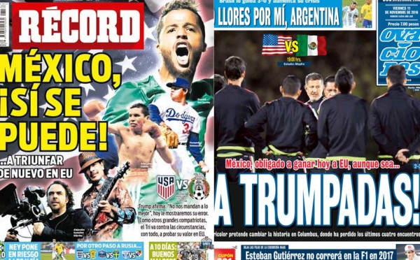 Prensa mexicana: 'A Trumpadas, México ¡Sí se puede!'