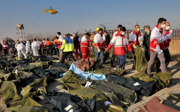 Las impactantes imágenes de cómo quedó el avión que se estrelló en Irán y dejó 176 muertos&nbsp;&nbsp;