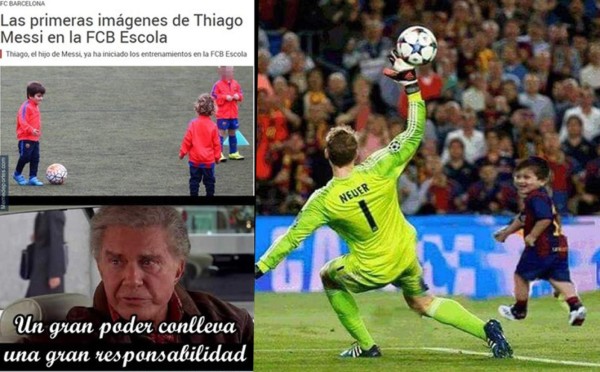 Los mejores memes del debut de Thiago Messi en el Barcelona