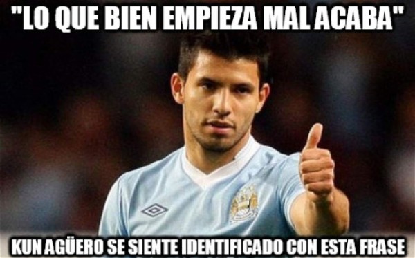 Los memes más divertidos que dejó la actuación del Kun y sus cinco goles