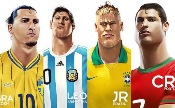 VIDEOS: 10 años de evolución de Messi, Cristiano, Ibrahimovic y Neymar en FIFA