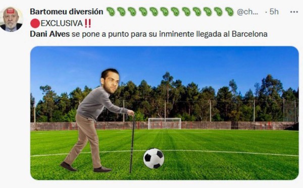 Dani Alves regresa al Barcelona y los memes destrozan al jugador brasileño por su edad
