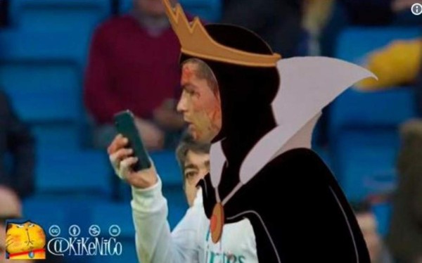 ¡VIRAL! Los memes de Cristiano Ronaldo por mirar su herida en el celular
