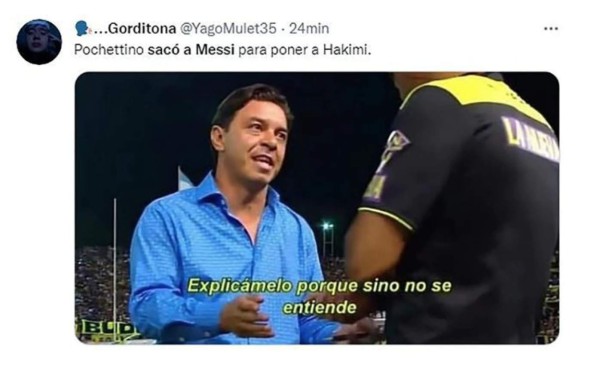 Pochettino armó la polémica en el PSG por sacar a Messi del partido y estallaron los memes