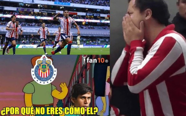 Memes estallan contra el Guadalajara tras caer humillado ante el América en el clásico mexicano