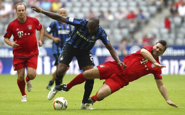 El mejores imágenes del juego de leyendas Inter de Milan-Bayern Munich