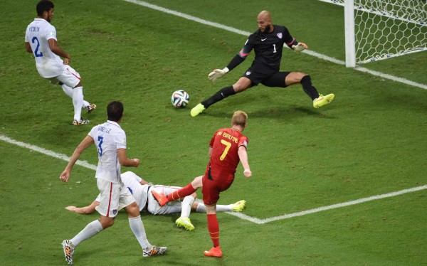 Bélgica derroto 2-1 a los Estados Unidos