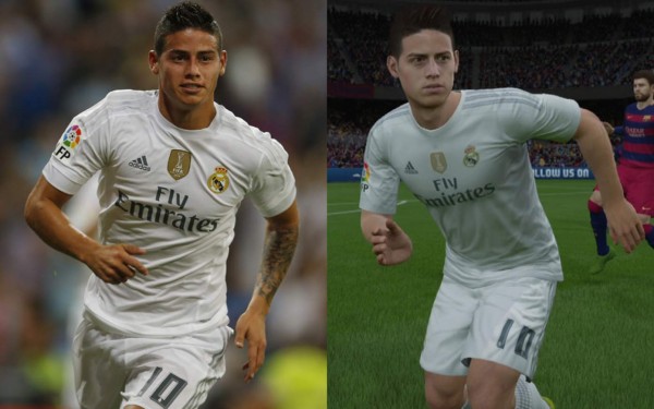 Los 20 jugadores que lucen igualitos en FIFA 16 y en la realidad
