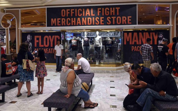 La mejores imágenes previo a la pelea del siglo