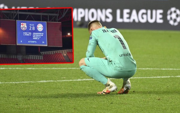 Ter Stegen rompe el silencio y habla del 8-2 ante el Bayern Munich