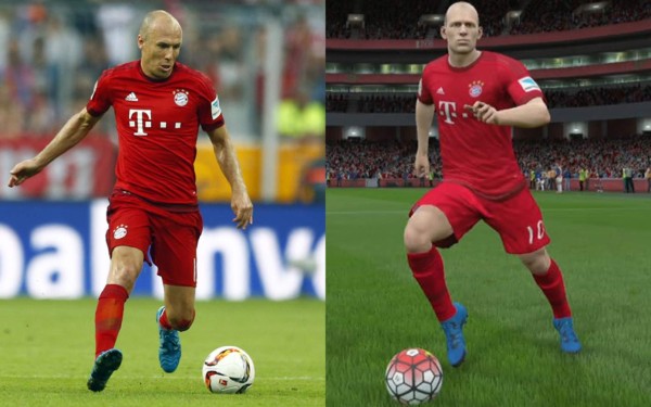 Los 20 jugadores que lucen igualitos en FIFA 16 y en la realidad