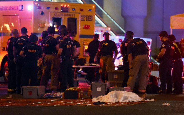 ¡Pánico y sangre! Las tristes fotografías que dejó el tiroteo en Las Vegas