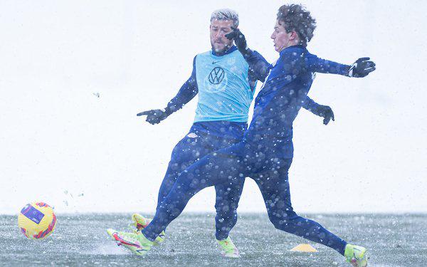 Como pingüinos bajo la nieve, así se entrena Estados Unidos en el congelado Columbus previo a las eliminatorias