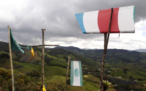 Así luce el cerro donde se estrelló el avión el Chapecoense hace un año