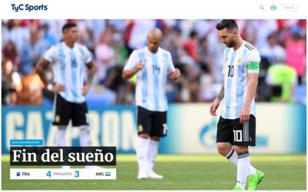 PORTADAS: Así titulan los diarios la eliminación de Argentina de Messi de Rusia 2018