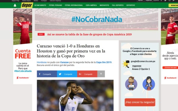 ¡Vergüenza! La prensa internacional y sus titulares sobre eliminación de Honduras a manos de Curazao