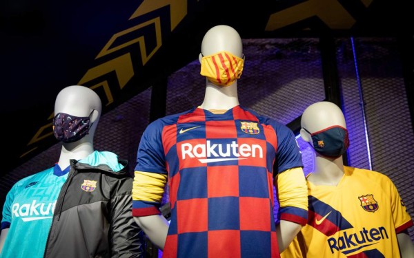 Barcelona: La trenza de Griezmann y las mascarillas que pusieron a la venta para evitar el COVID-19
