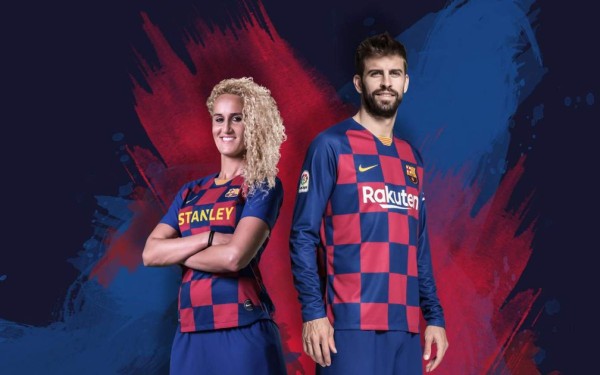 ¡A cuadros! El FC Barcelona lanza la nueva camiseta para la temporada 2019-20