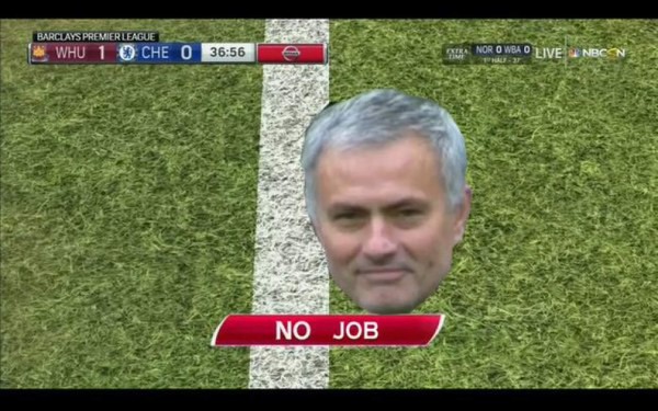 Mourinho y el Chelsea son víctimas de burlas en redes sociales tras nueva derrota
