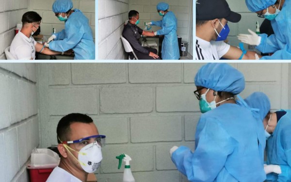 Árbitros hondureños fueron sometidos a las pruebas del Coronavirus previo al inicio de su preparación