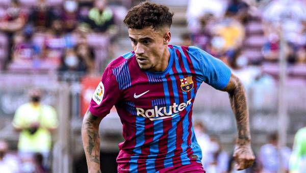 Coutinho, uno de los futbolistas que ha dado positivo de covid-19 en el Barcelona.