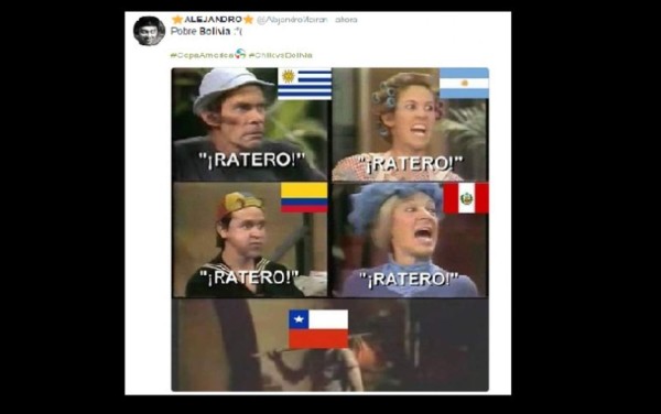 Los imperdibles memes: Se burlan de Chile y su ayuda arbitral