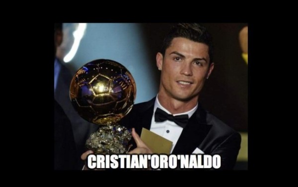 ¡Ni ganando se salva! Los memes ridiculizan a Cristiano Ronaldo tras ganar el Balón de Oro