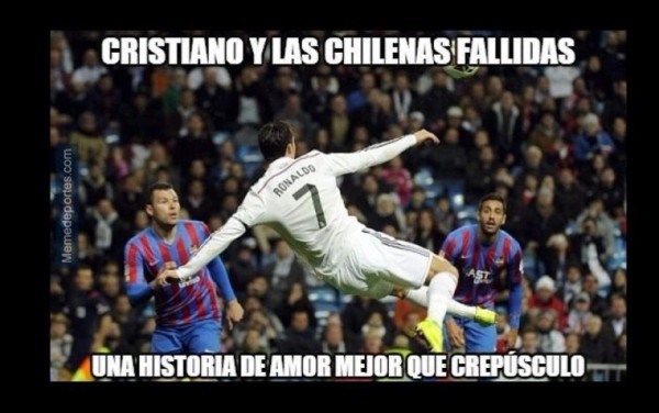 Le llueven burlas a Cristiano Ronaldo por fallar chilenas y marcar de penal