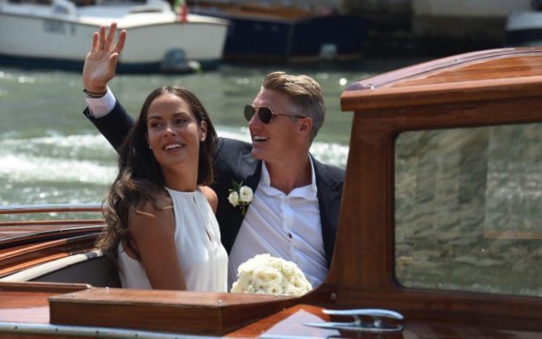 La bella y soñada boda en Venecia entre Schweinsteiger y Ana Ivanovic&nbsp;&nbsp;
