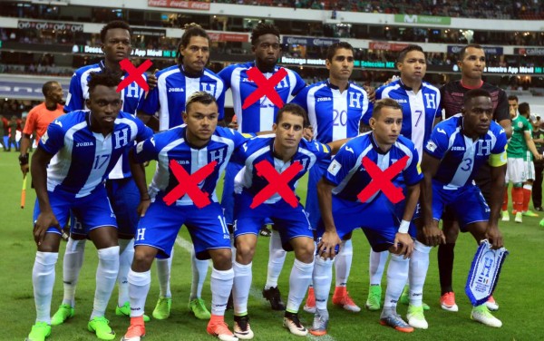 ¡SORPRESAS! Así sería el 11 de Honduras mañana frente a Panamá en el Rommel