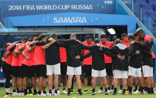 FOTOS: Así fue el entreno de Costa Rica en Samara para el debut en Rusia 2018