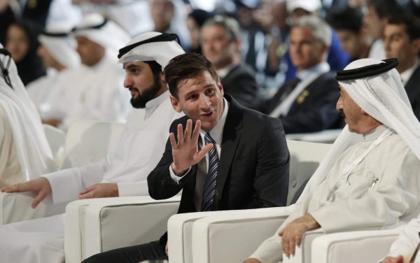 FOTOS: Así la pasó Messi en la gala del Globe Soccer Awards en Dubai